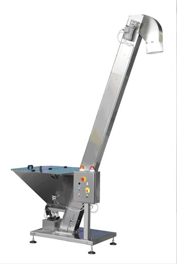 Elevatore tappi meccanico con vibratore Elevatore tappi meccanico con vibratore