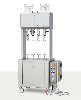 semiautomatic high-vacuum filler