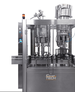 AUTOMATIC RINSING-FILLING-CAPPING MONOBLOCK FOR OIL AND SEMI-SOLUBLE PRODUCTS 